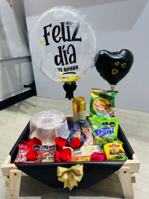 Ancheta para caballero con snacks y detalles especiales en Itagüí